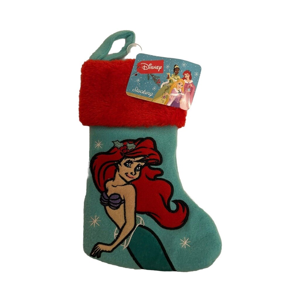Little Mermaid Ariel Christmas Stocking 9" Ruz Hobby Lobby 2023 New with Tags
